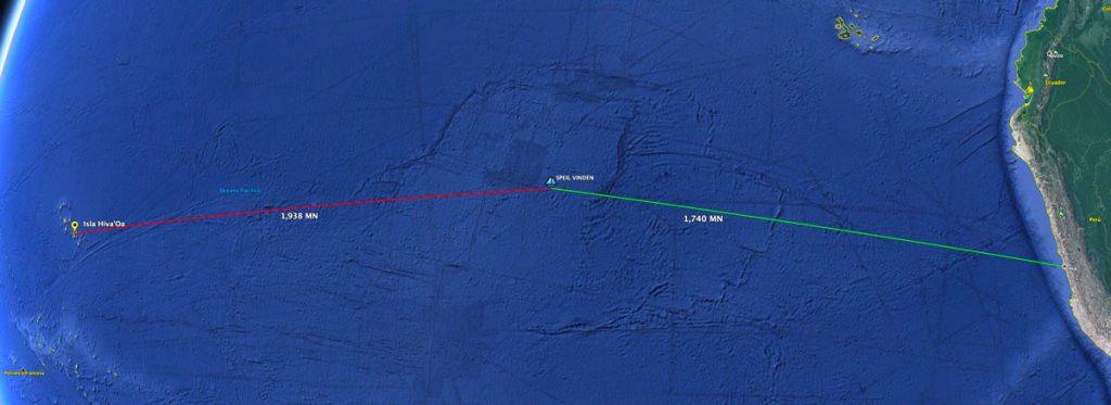 Velero SPEIL VINDEN en su expedición Tupac Yupanqui 2019
